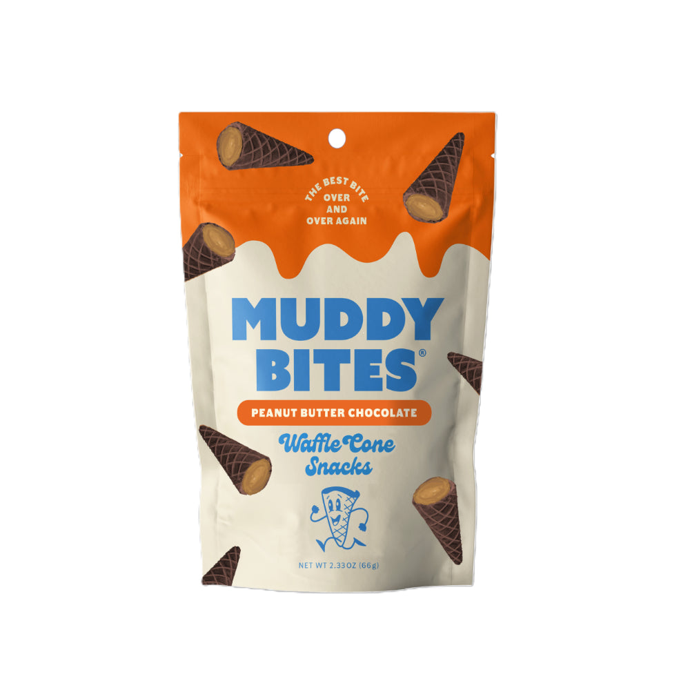 Muddy Bites, 2.33oz Peanut Butter Chocolate, 12ct