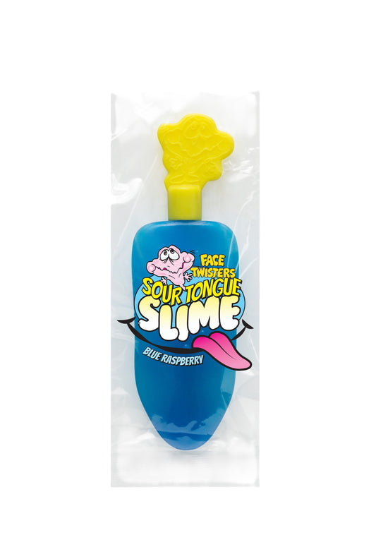 Sour Tongue Slime Blue Raspberry/Cherry, 24ct Display Box