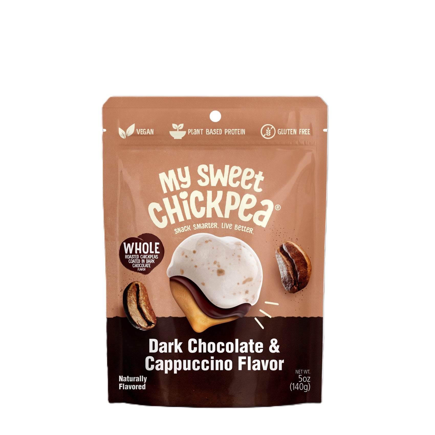 My Sweet Chickpea Dark Chocolate & Cappuccino 5oz, 6ct