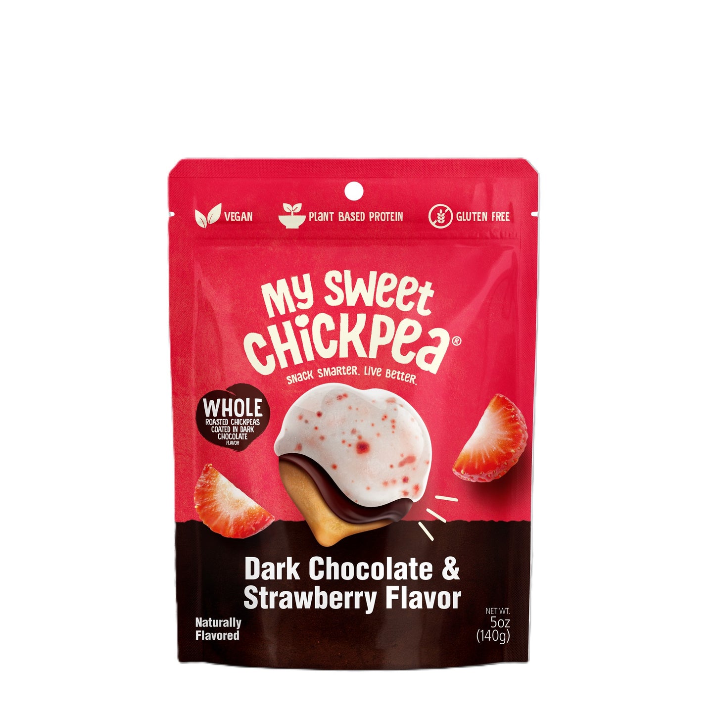 My Sweet Chickpea Dark Chocolate & Strawberry 5oz, 6ct
