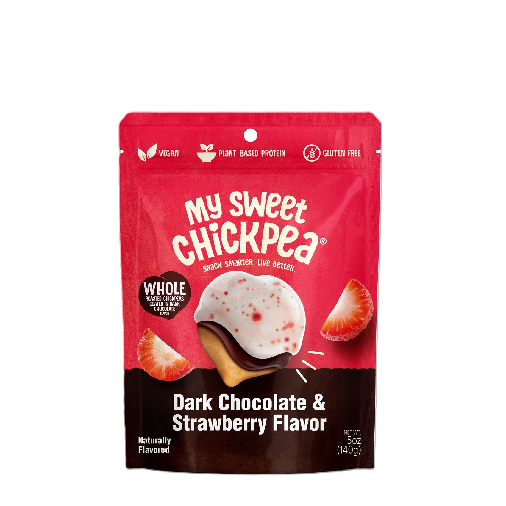 My Sweet Chickpea Dark Chocolate & Strawberry 5oz, 6ct