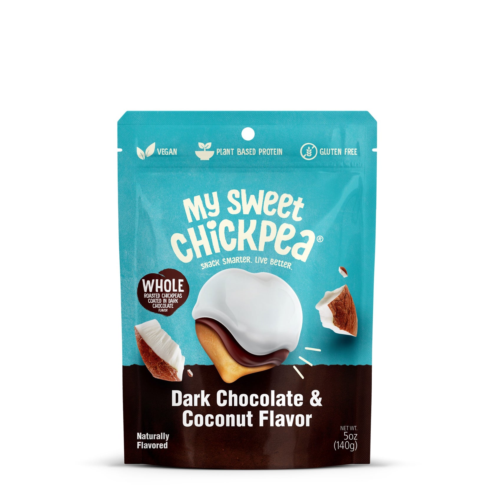 My Sweet Chickpea Dark Chocolate & Coconut 5oz, 6ct