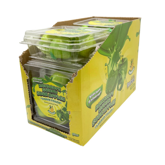 Raindrops Gummy Liquid Filled Sour Apples 3.17oz, 8ct