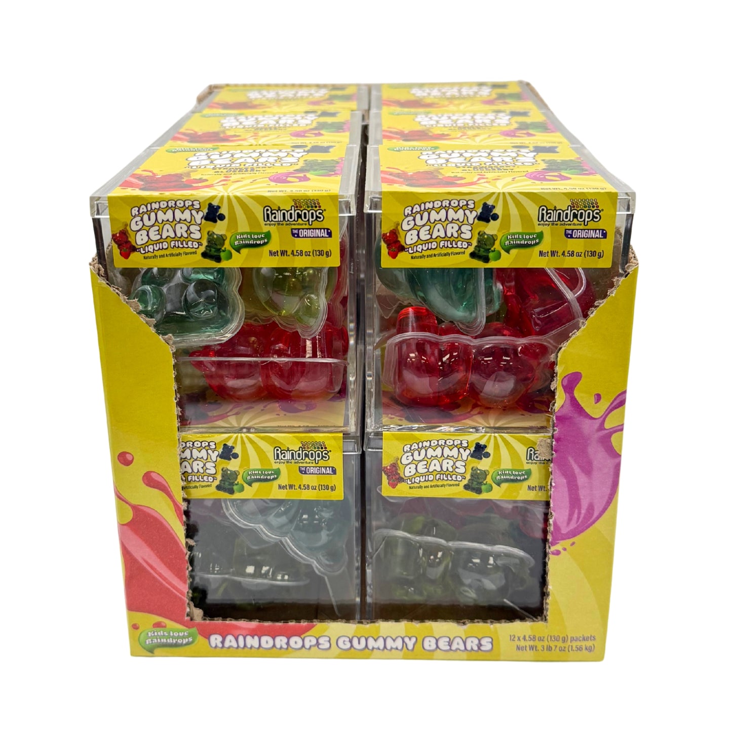 Raindrops Gummy Liquid Filled Bears 4.58oz, 12ct