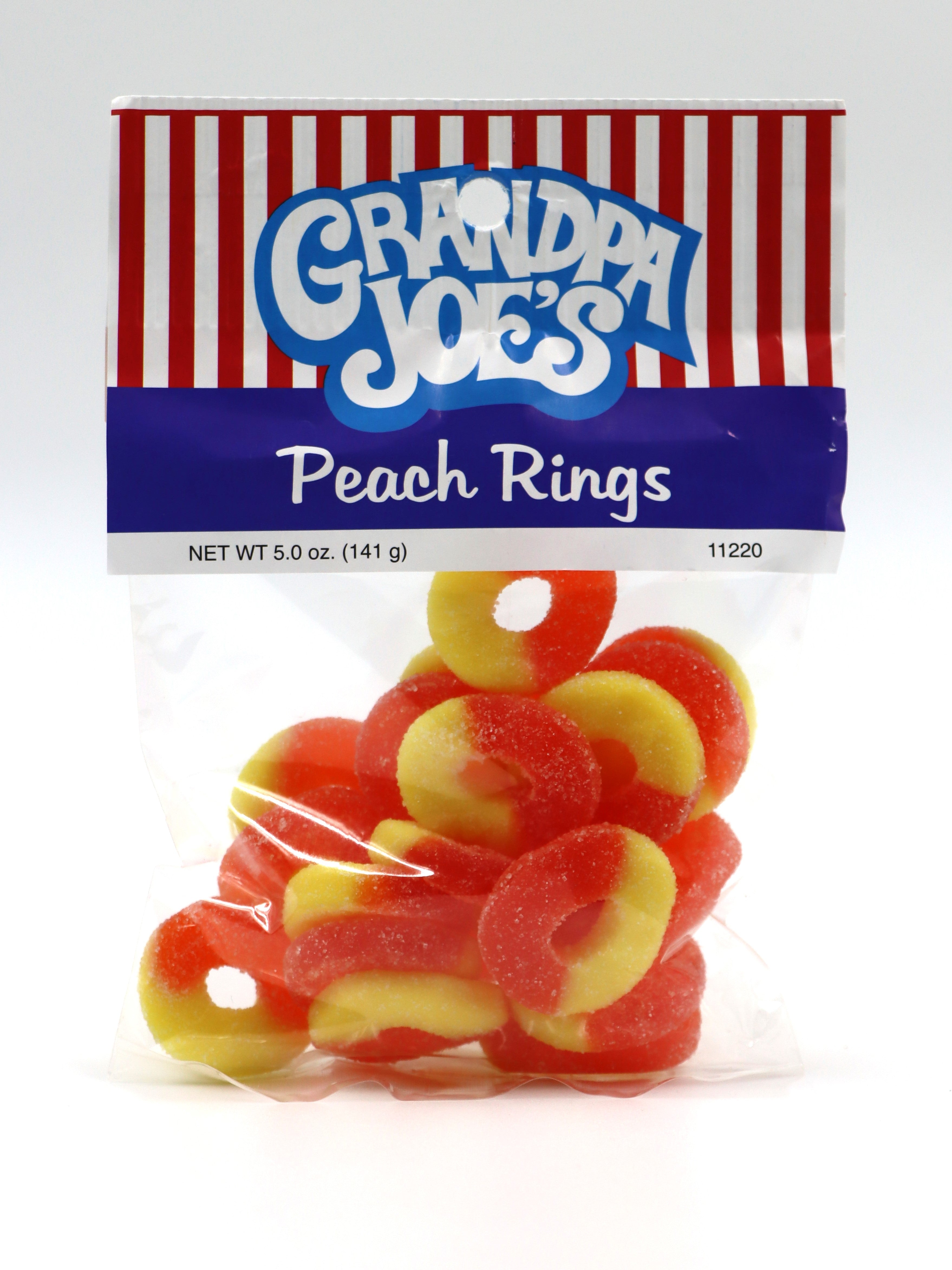 Grandpa Joe's Peach Rings 5oz 12ct
