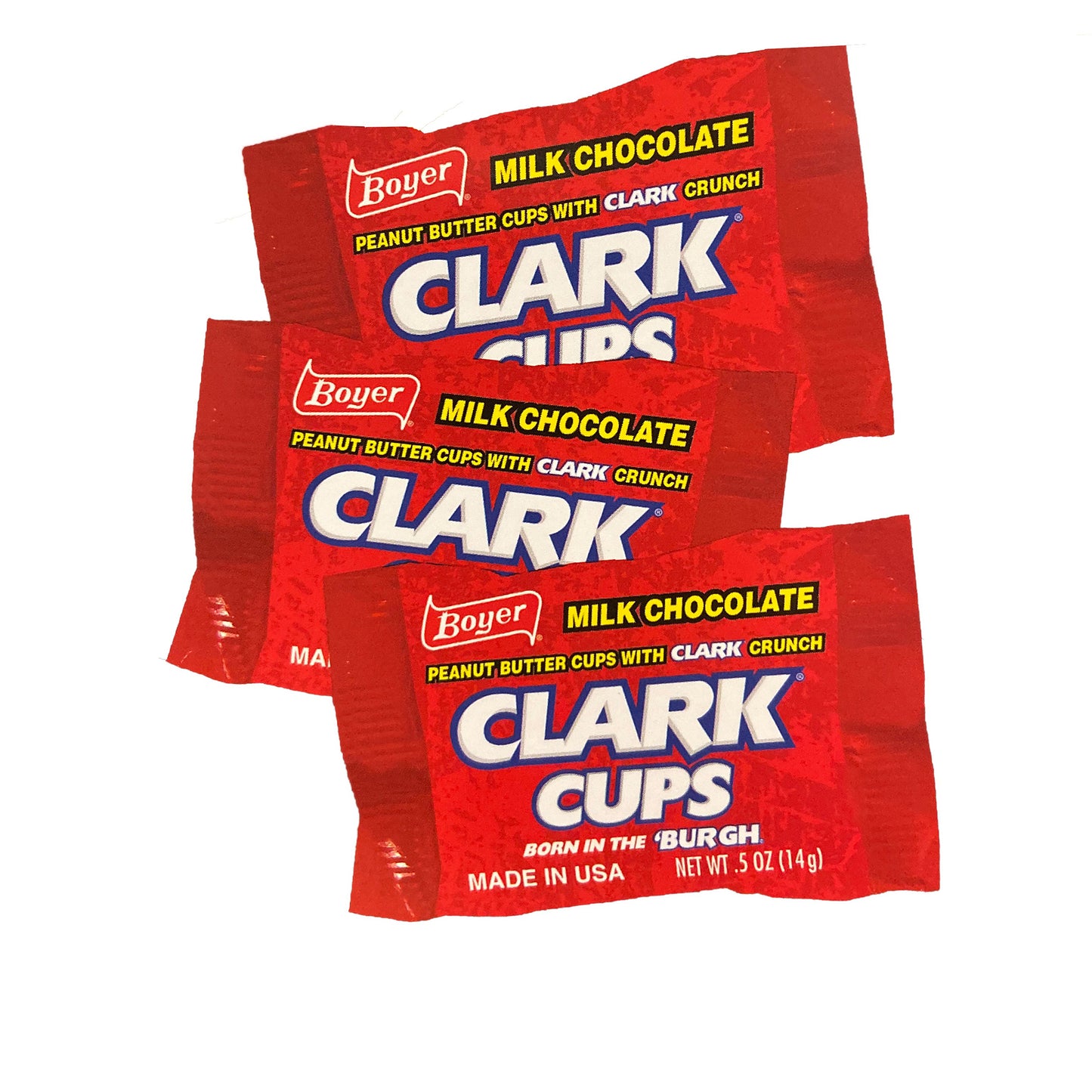 Clark Cups .5oz Wrapped Fun Size Bulk, 5lb Bag