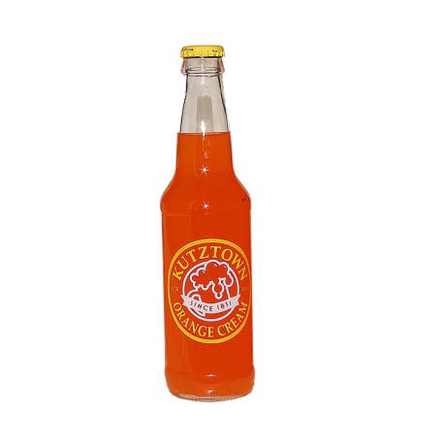 Kutztown Orange Cream Soda, 12oz Glass Bottle 12ct