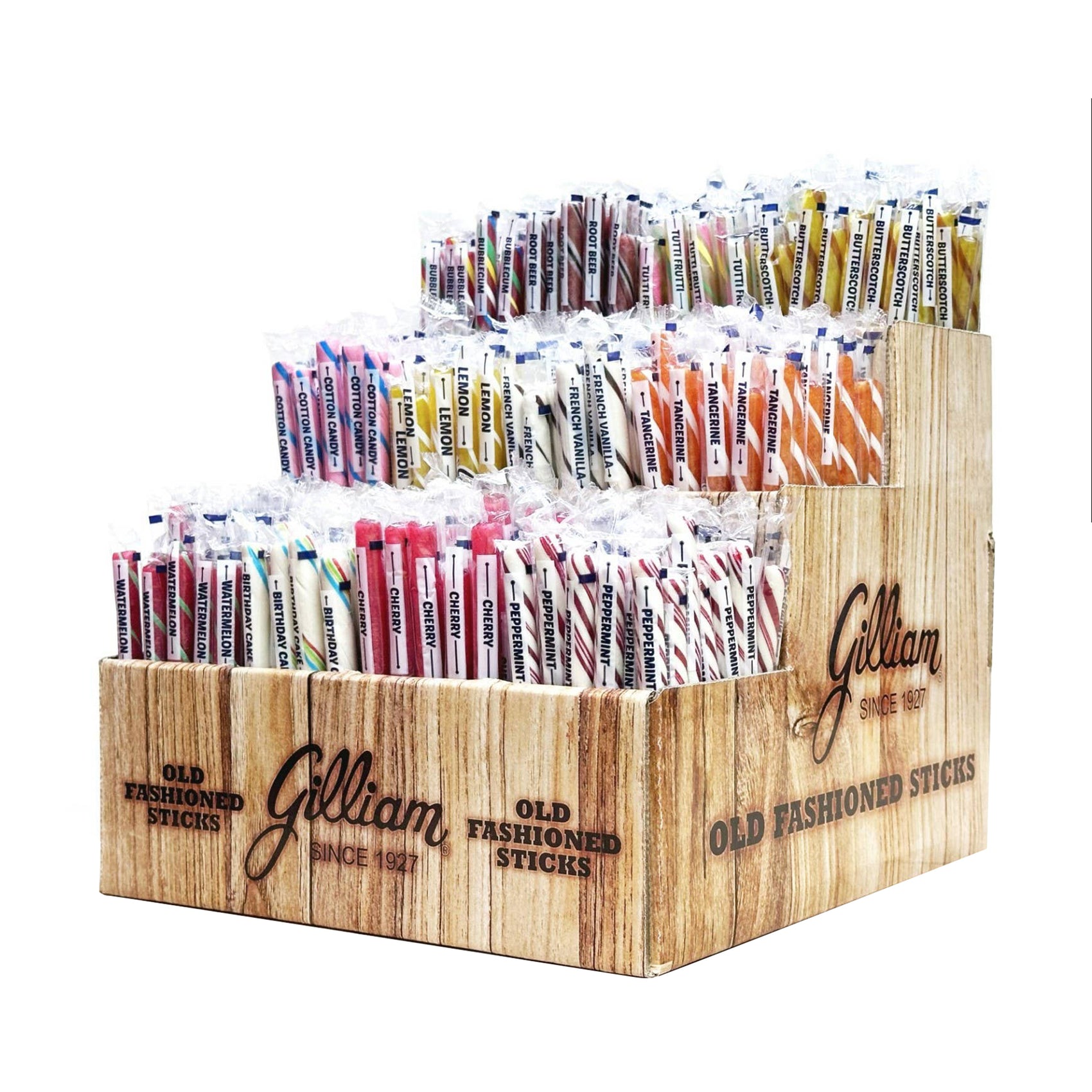 Gilliam Old Fashion Candy Sticks Cardboard Display