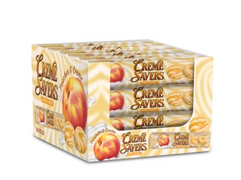 Creme Savers Rolls Peaches & Creme 24ct Box