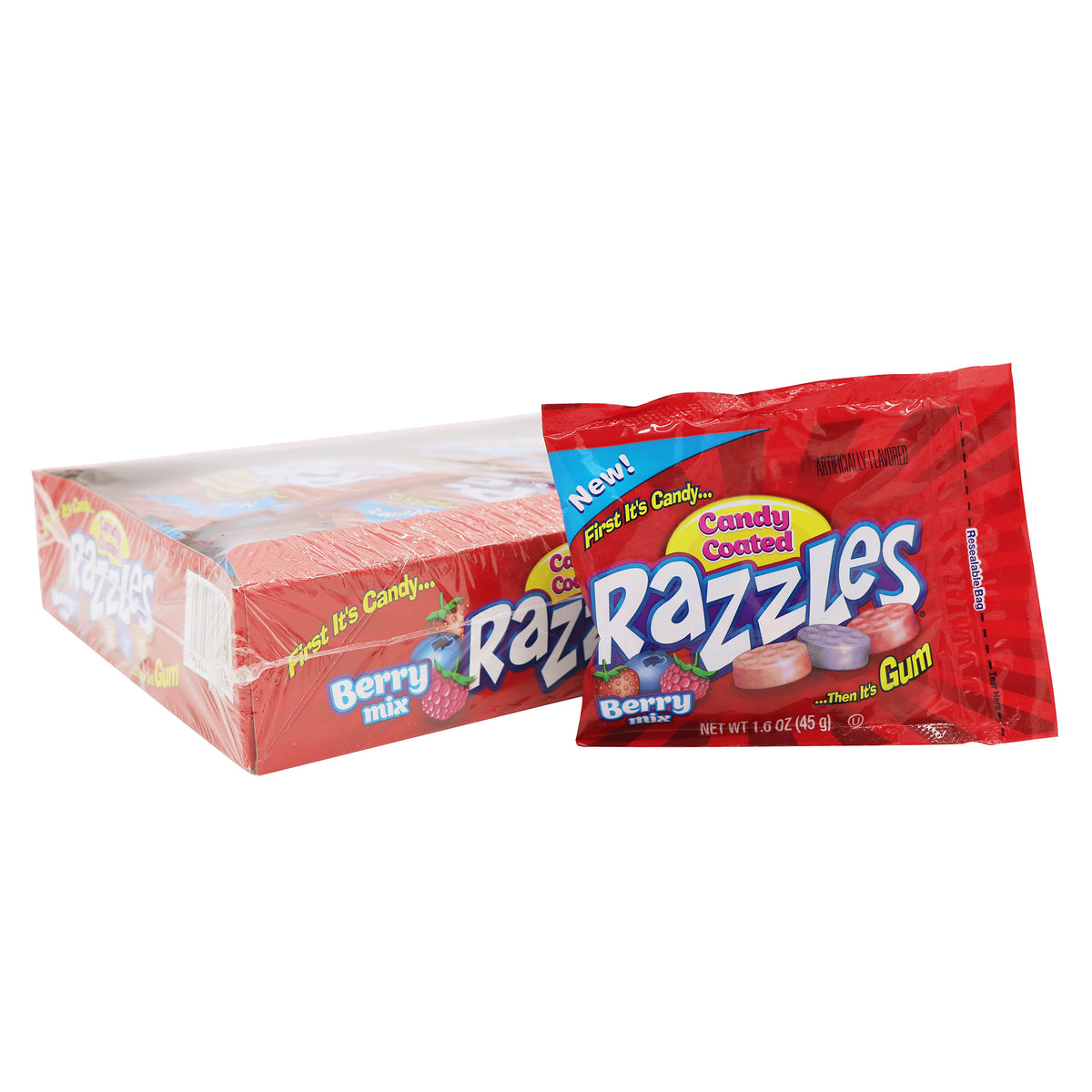 Smith's Razzles Razzles Candy, Berry Mix, 24ct – Grandpa Joe's