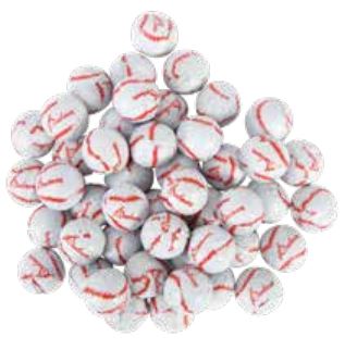 R.M. Palmer, MC Foil Wrapped Baseballs, 30lb Case