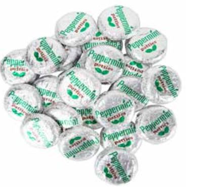 Palmer Peppermint Patties, 24lb Wrapped Bulk Case