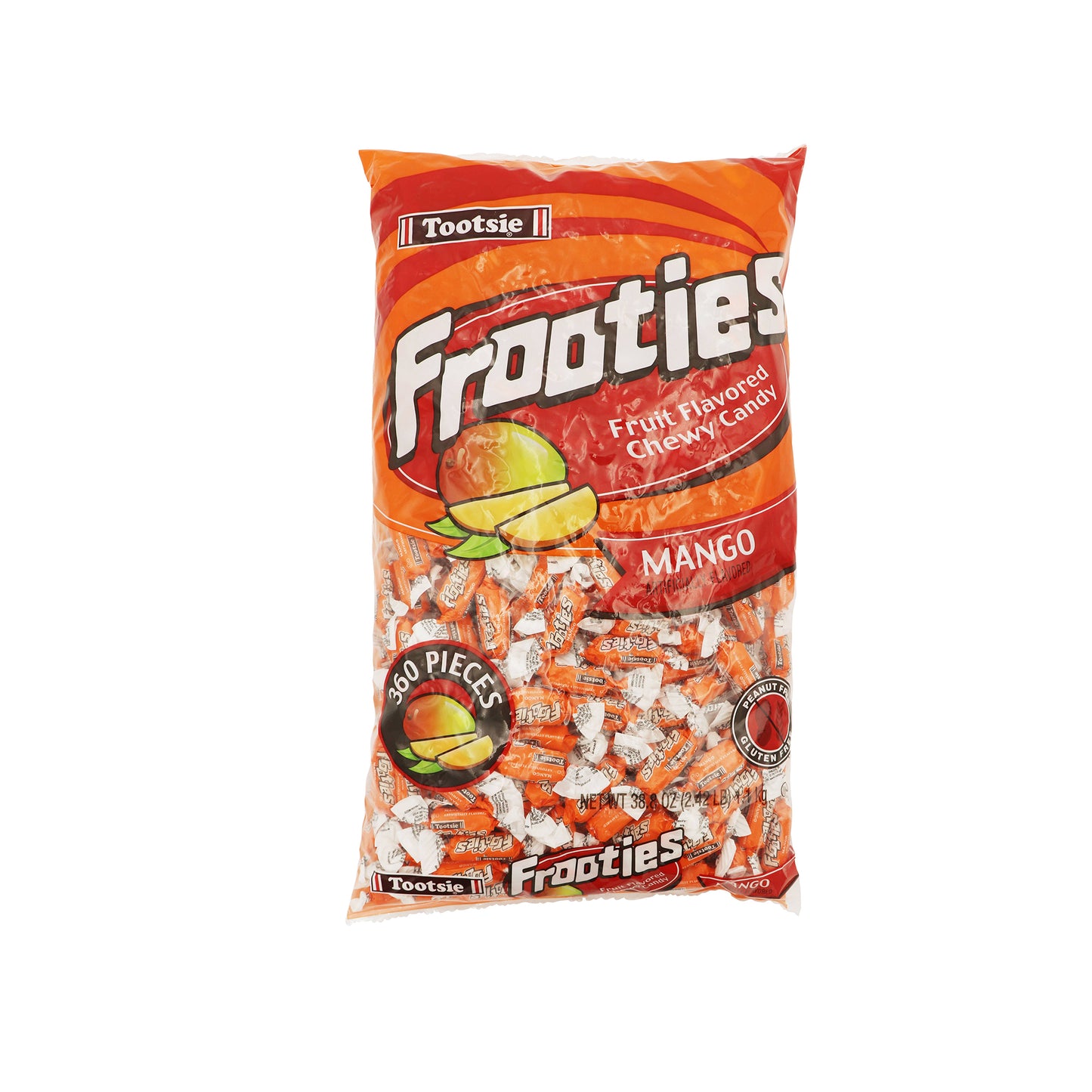Tootsie Frooties Mango, 360ct Bag