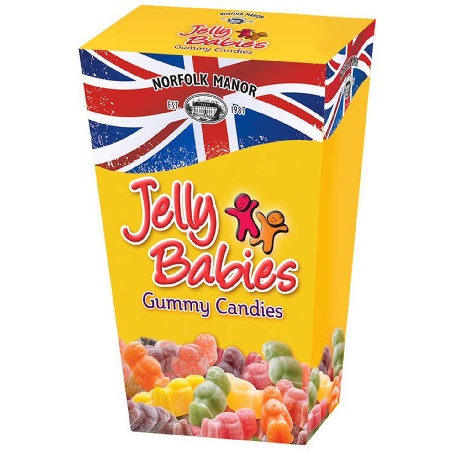 Norfolk Manor Jelly Babies, 6.7oz Box, 12ct Case 