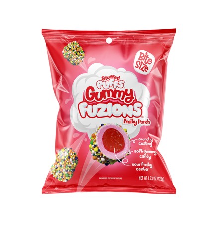 Stuffed Puffs Gummy Fuzions Fruit Punch 4.23oz 8ct