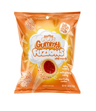Stuffed Puffs Gummy Fuzions Chili Mango 4.36oz 8ct