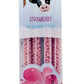 Milk Magic Straws Strawberry, 4pc, 14ct Display
