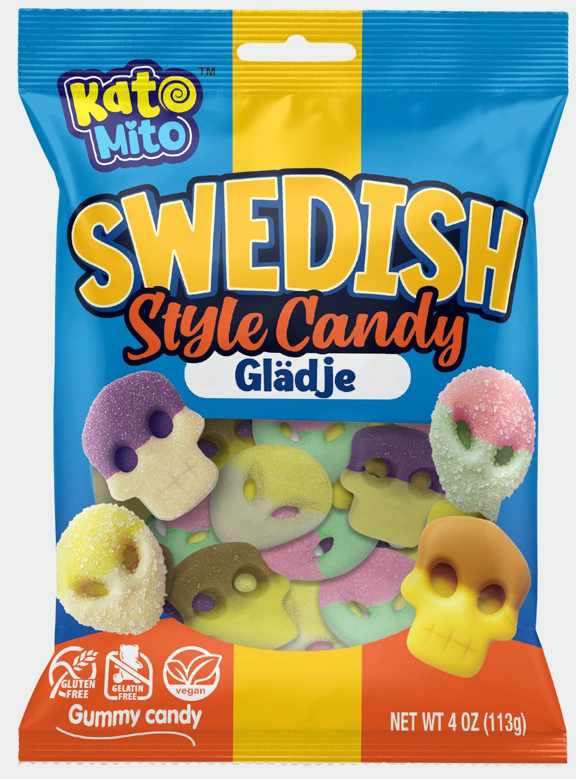 Swedish Style Candy Gladje 4oz, 12ct