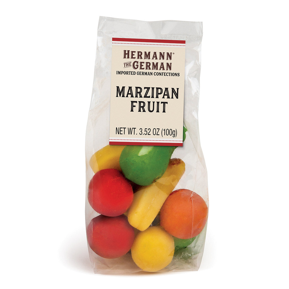 Hermann The German - Marzipan Fruit 3.53oz Bag, 25ct