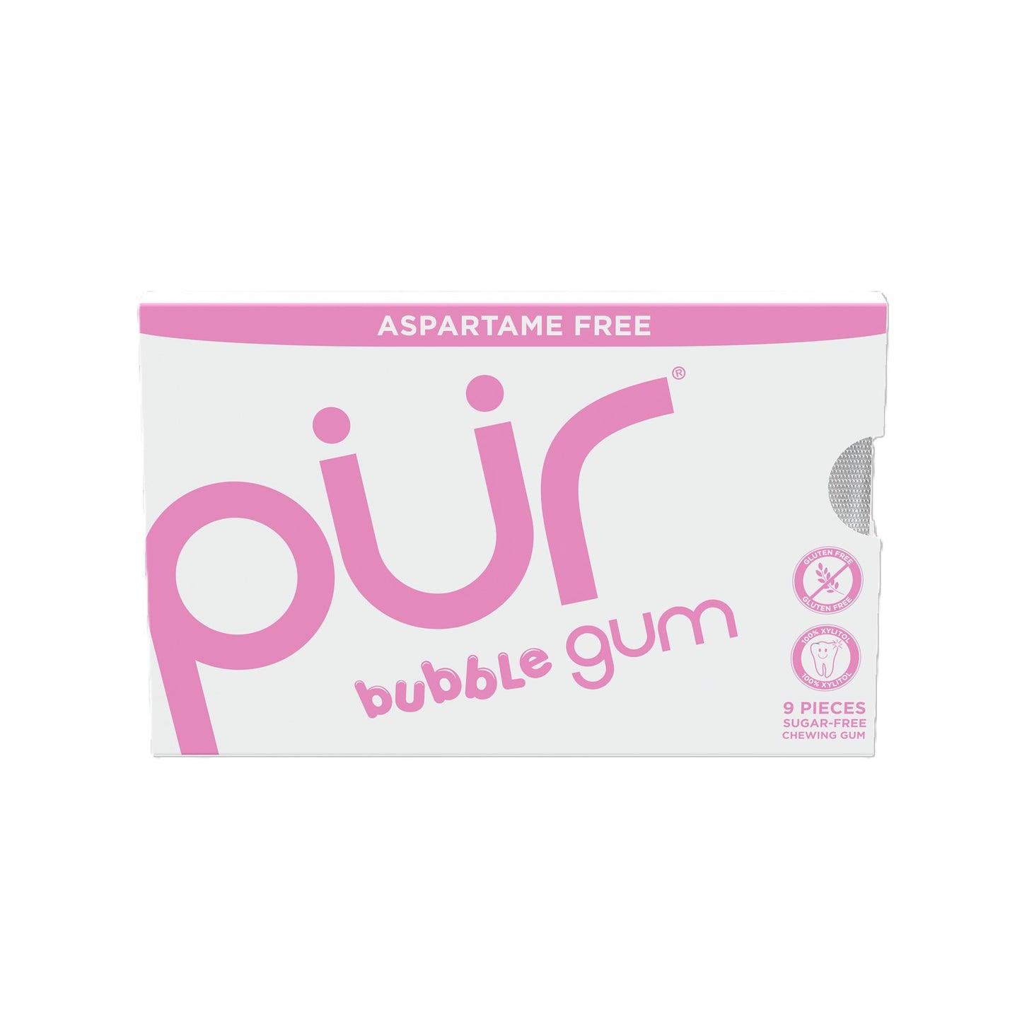 PUR Gum, Bubblegum 9pc Blister, 12ct Box