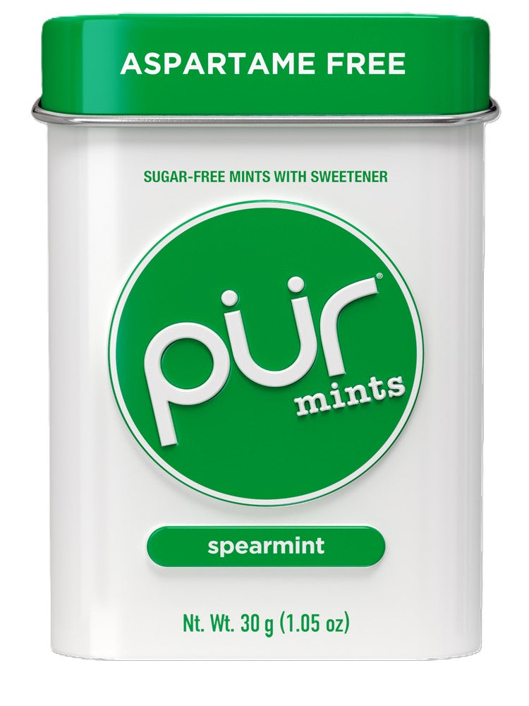 PUR Mints Spearmint 1.05oz Tin, 12ct Box