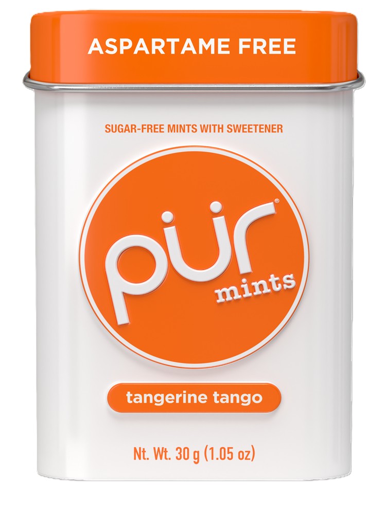 PUR Mints Tangerine Tango 1.05oz Tin, 12ct Box