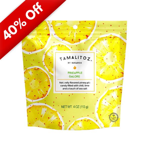 Tamalitoz Pineapple Galore Hard Candies 4oz, 12ct -  BBD 1/14/28