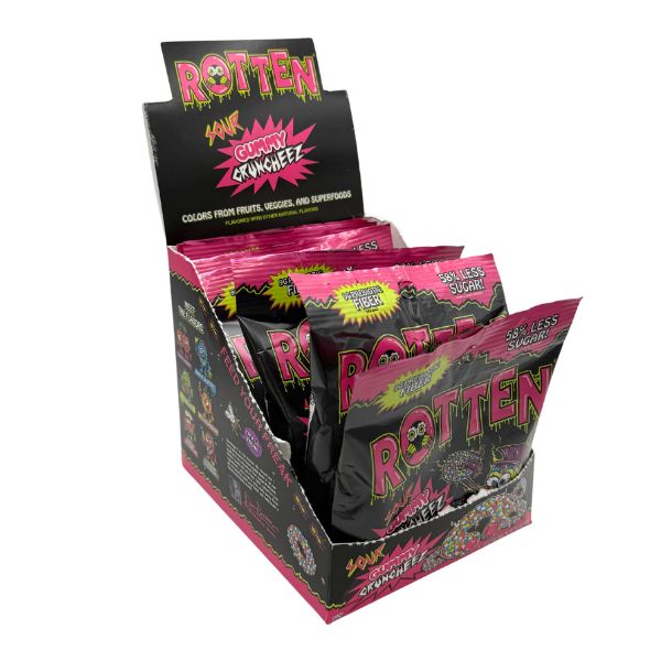 Rotten Sour Gummy Cruncheez 1.8oz, 8ct