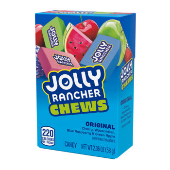 Jolly Rancher Chews, Original Flavors 2.06oz Box, 12ct