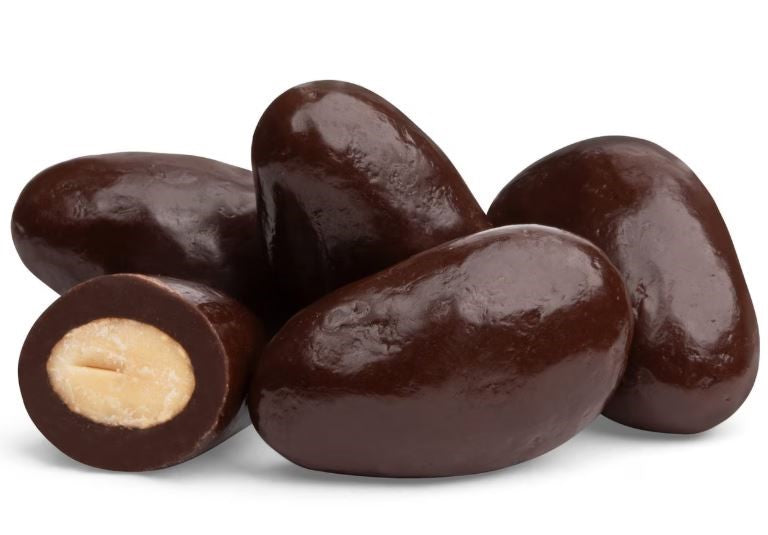 Sconza Dark Chocolate Almonds, 5lb Bulk Bag