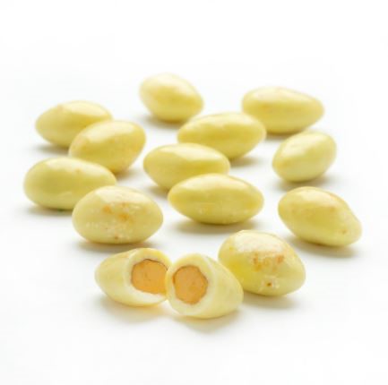 Sconza White Chocolate Coconut Almonds, 5lb Bulk