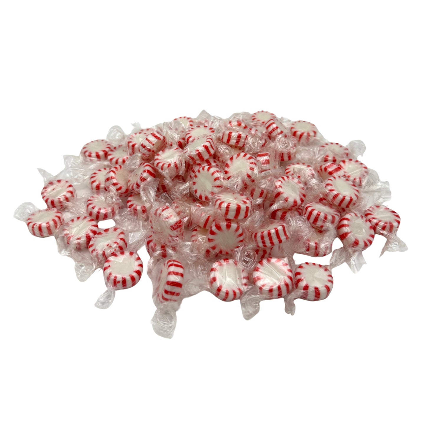 Peppermint Starlight Mints, Hard Wrapped Nostalgic Bulk Candy, 6lb Bag
