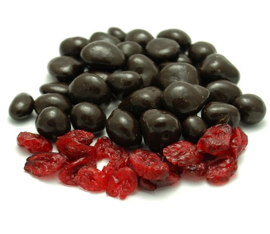 Dark Chocolate Cranberries, 20lb Bulk Case