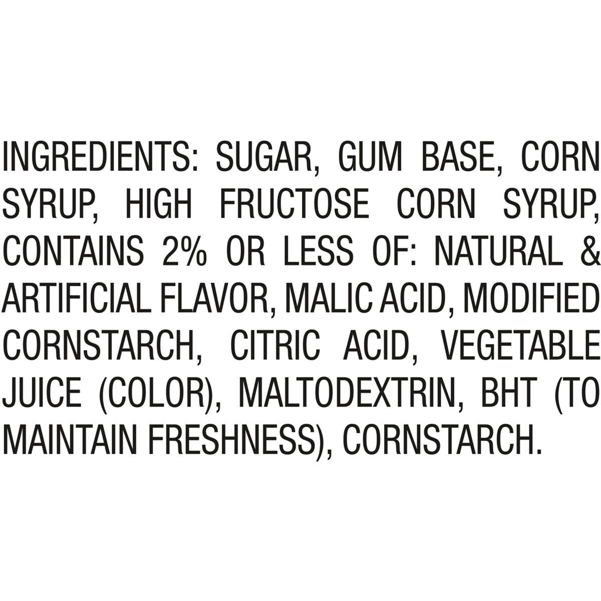 Bubble Yum Wild Strawberry Gum 2.82oz Pack, 12ct