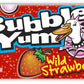 Bubble Yum Wild Strawberry Gum 2.82oz Pack, 12ct