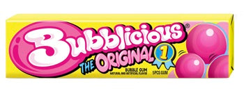 Bubblicious 5pc Original Bubble Gum, 18ct