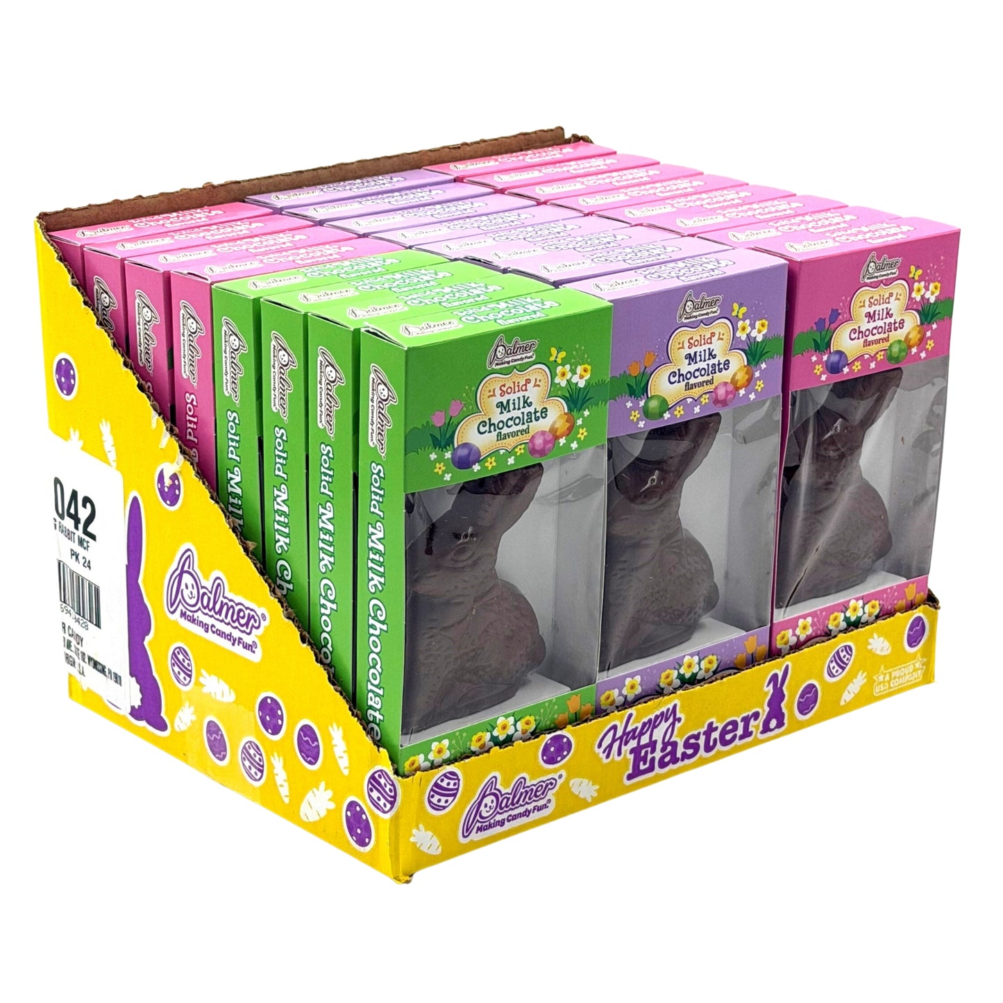Palmer Milk Chocolate Flavored Rabbit 2.25oz, 24ct