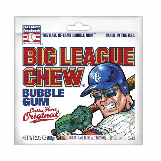 Big League Chew Original Bubble Gum, 12ct