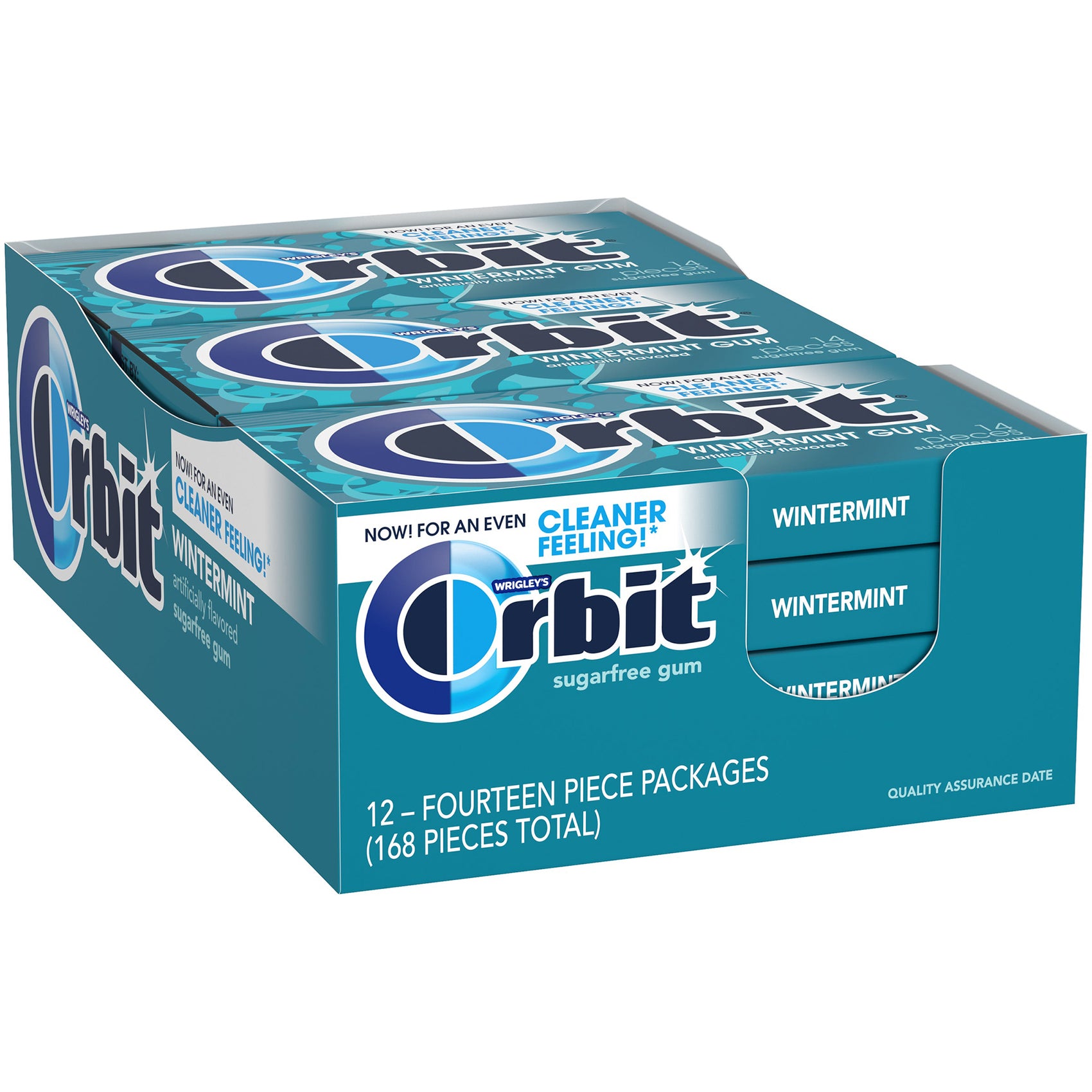 Orbit Sugar Free 14pc Wintermint Gum, 12ct
