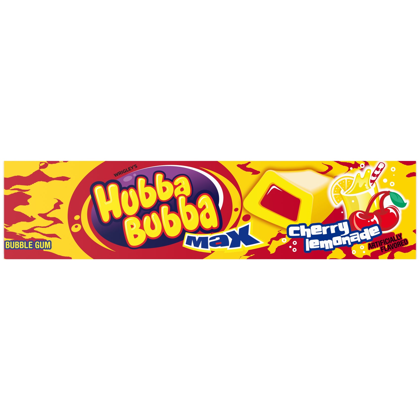 Hubba Bubba Max Cherry Lemonade Gum 18ct