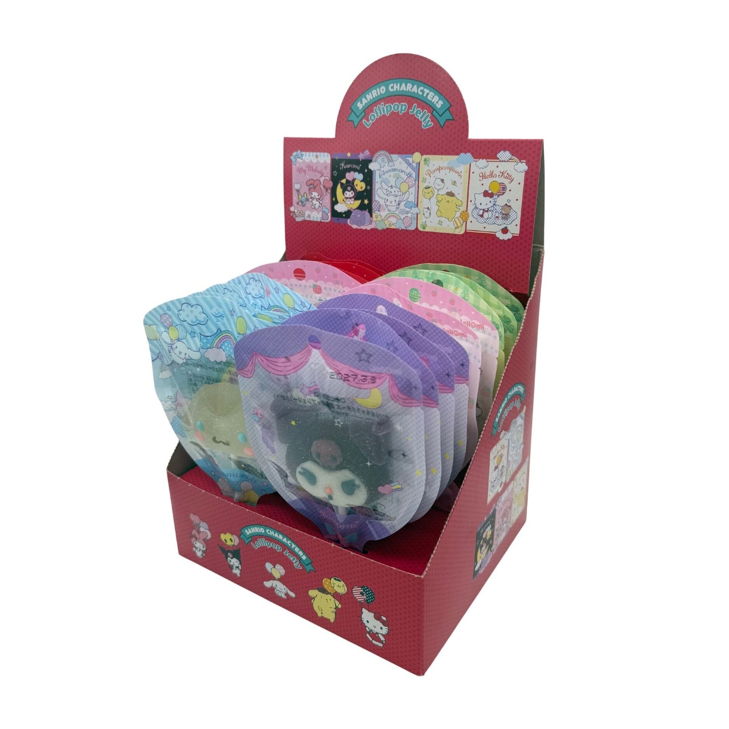 Sanrio Character Jelly Lollipops Variety Pack, 1.05oz, 18ct