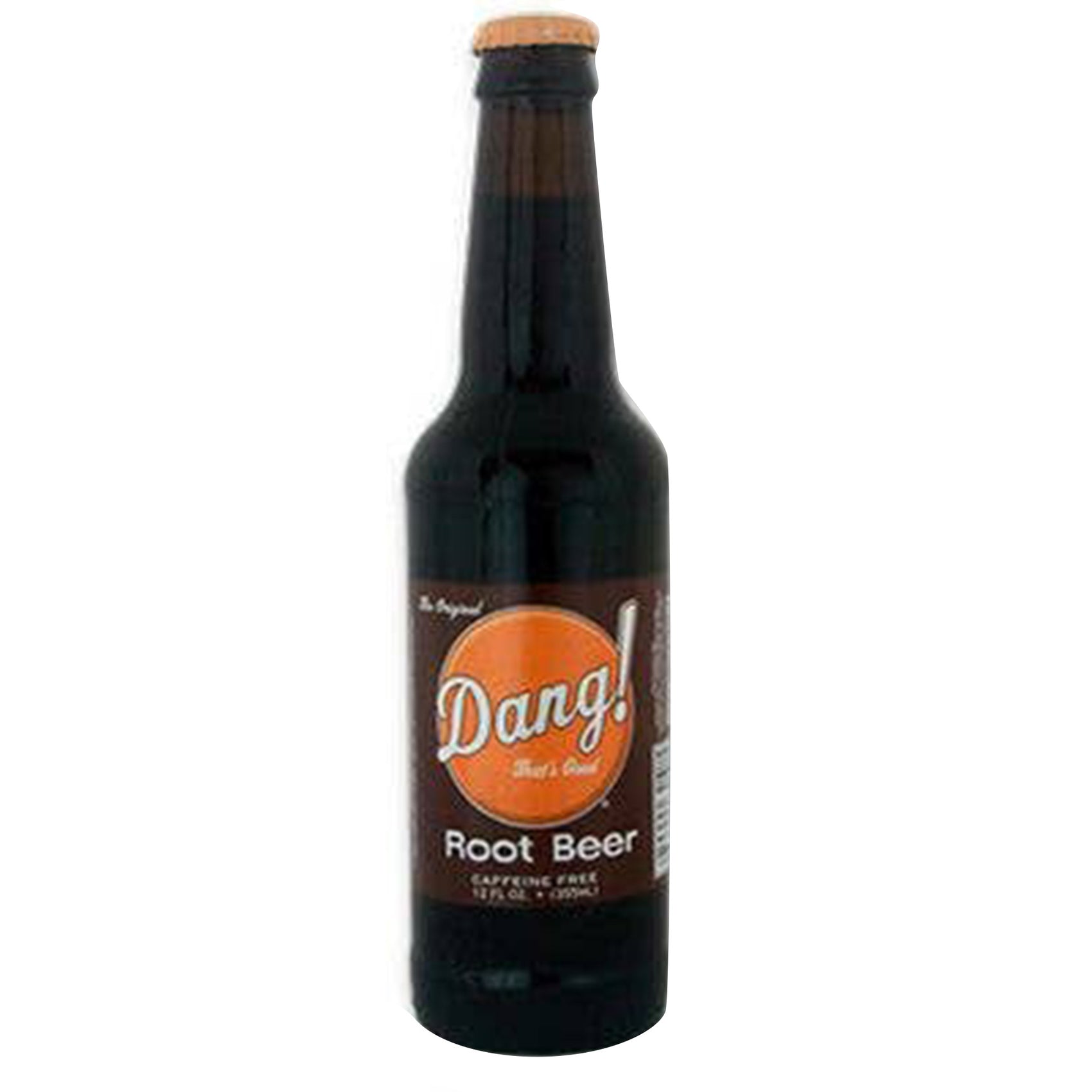 Dang! Root Beer Soda, 12oz Glass Bottle 12ct