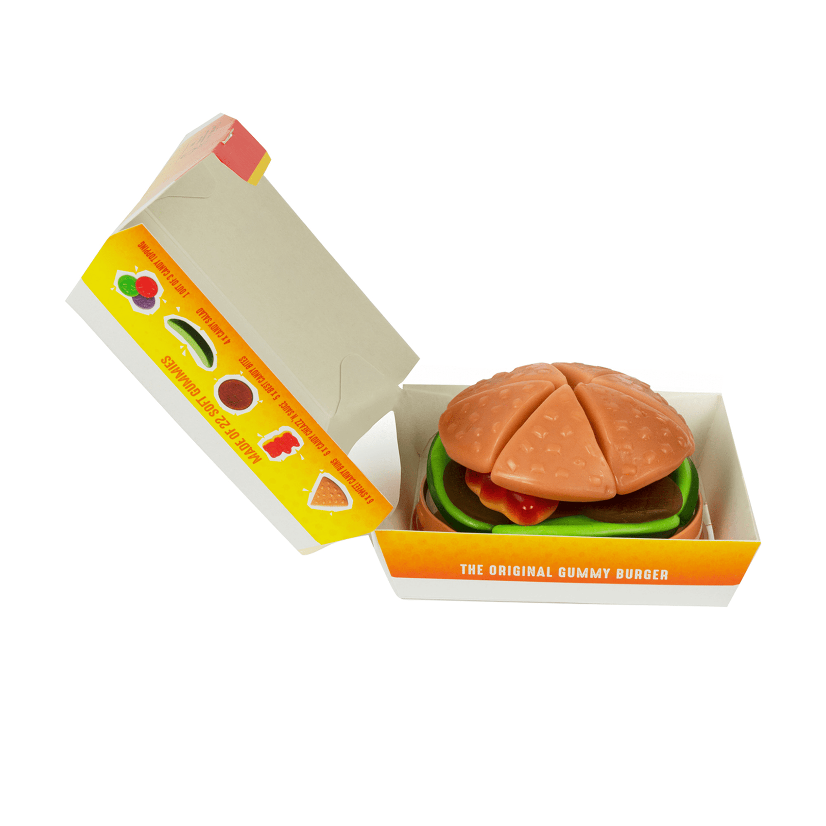 Raindrops Gummi Burger, 4.6oz, 9ct Case