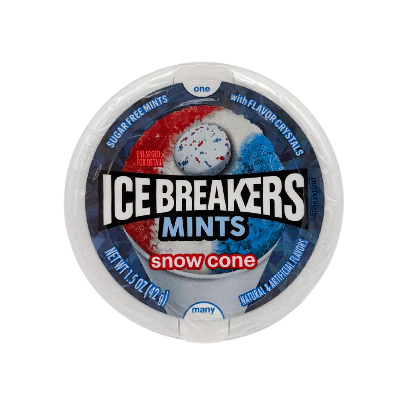 Ice Breakers Snow Cone Flavored Sugar Free Mints 1.5oz, 8ct
