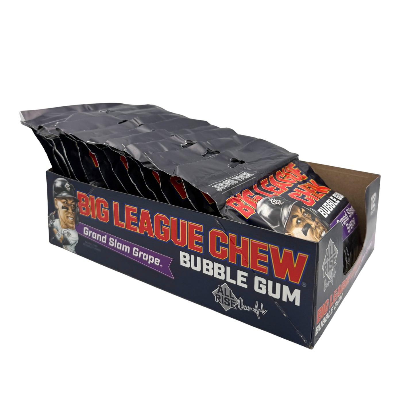 Big League Chew Aaron Judge Grand Slam Grape 12ct