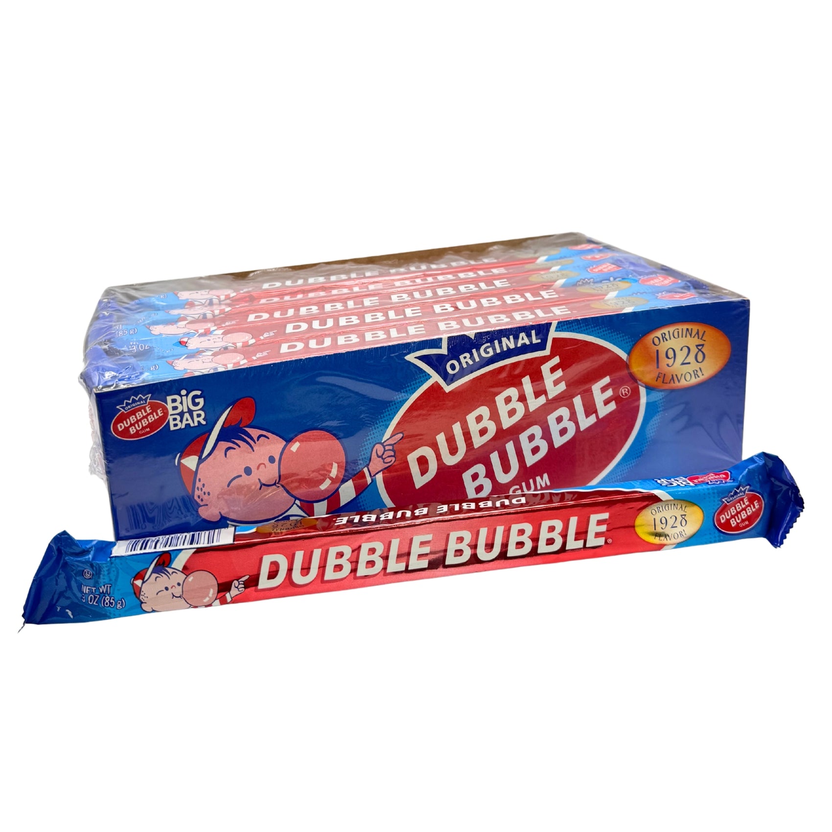 Dubble Bubble Gum, 3oz Big Bar, 24ct