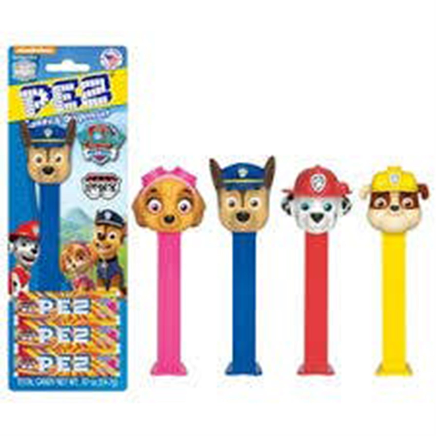 Pez Blister Card - Paw Patrol Candy & Dispenser