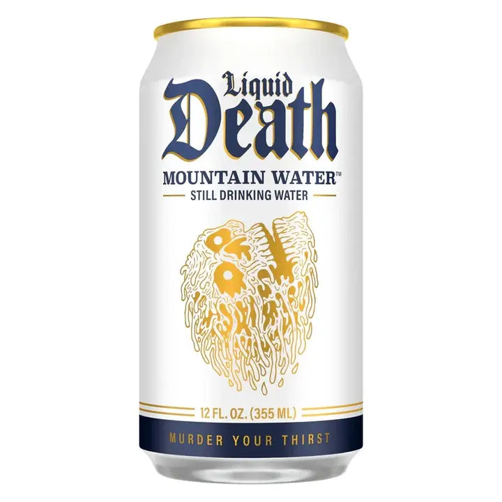 Liquid Death Mountain Still Water 12oz, 6ct