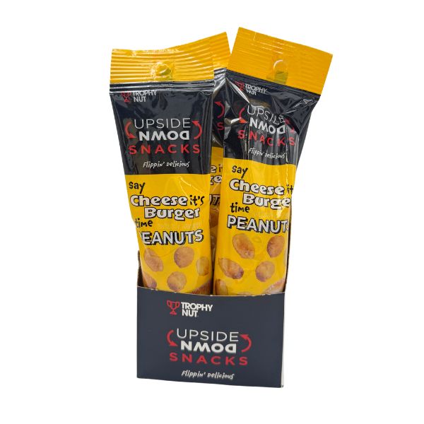 Upside Down Snacks Cheeseburger Peanuts 2.25oz, 12ct