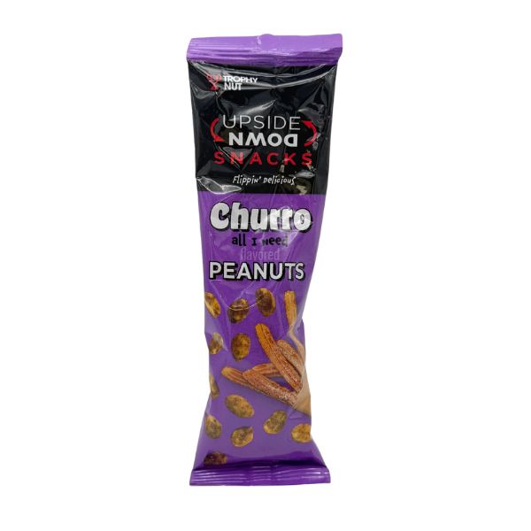 Upside Down Snacks Churro Peanuts 2.25oz, 12ct
